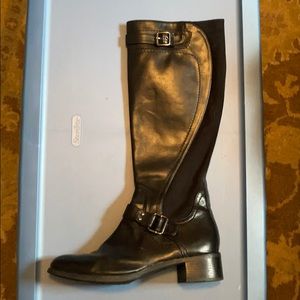 Etienne Aigner E-Captain Leather Black Boot